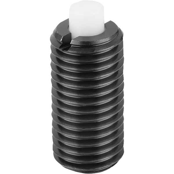 Kipp Spring Plunger Standard Spring Force D=M06 L=20 Steel, Flat, Comp
